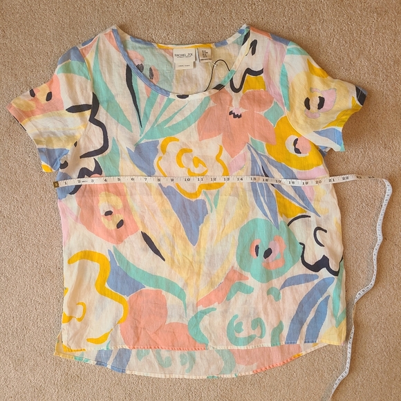 NWT Rachel Zoe Linen Top - Picture 5 of 5